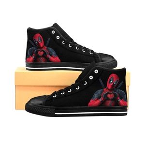 Men's Deadpool High-top Sneakers